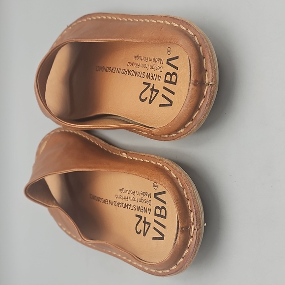 VIBAe Men’s Saint Tropez Leather Sandals Tan Size EU 42 US 9 - Picture 12 of 13